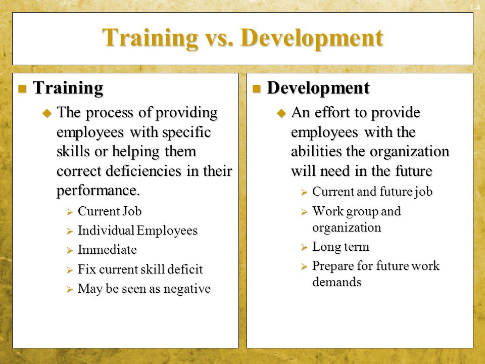 Training and Development - Meaning, its Need and Importance